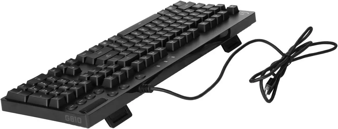 Alt view image 6 of 7 - Logitech Certified Refurbished (920-007739) G810 Orion Spectrum RGB-LED Romer-G Mechanical Key Gaming Keyboard