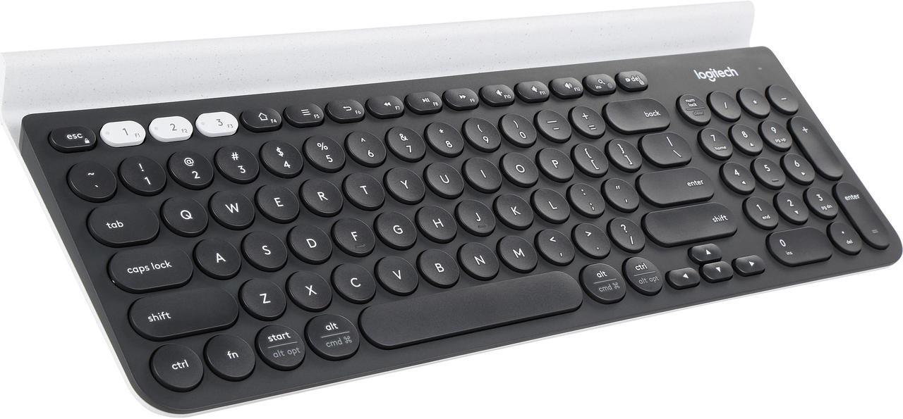 Main image of Logitech K780 Multi-Device Wireless Keyboard (Speckles Version) - Type on Your Computer, Smartphone, and Tablet - with One Fully-Equipped, Beautifully Finished Keyboard
