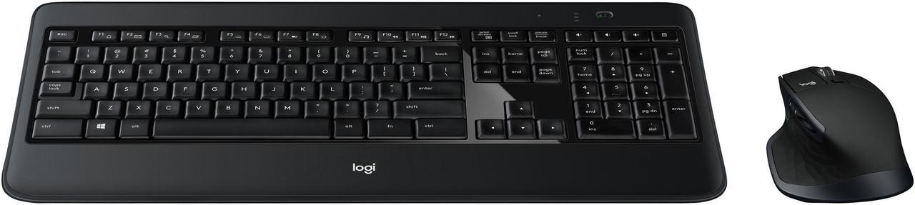 Alt view image 2 of 3 - Logitech MX900 Black RF Wireless Keyboard & Mouse Combo - 920-008872