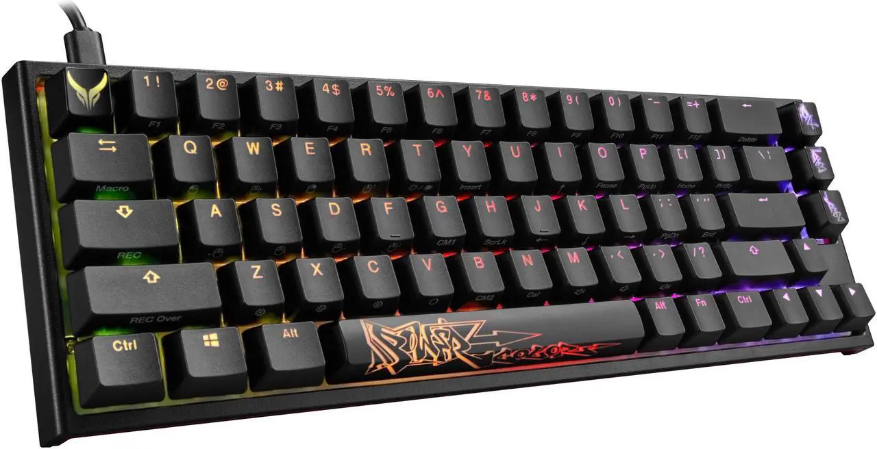 Alt view image 2 of 7 - PowerColor USB-C x Ducky One 2 SF RGB Mechanical Keyboard, Kailh Brown Switches