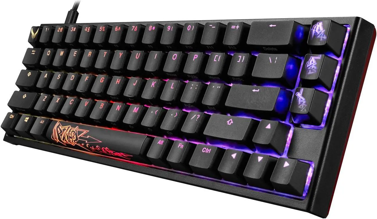 Alt view image 3 of 7 - PowerColor USB-C x Ducky One 2 SF RGB Mechanical Keyboard, Kailh Brown Switches