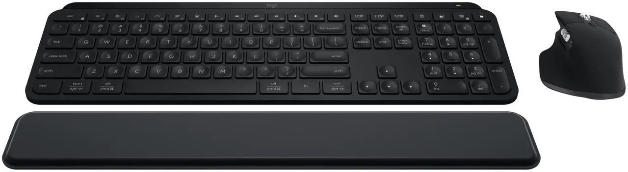 Logitech MX Keys S Combo: MX Master 3S, MX Keys S & MX Palm Rest ...