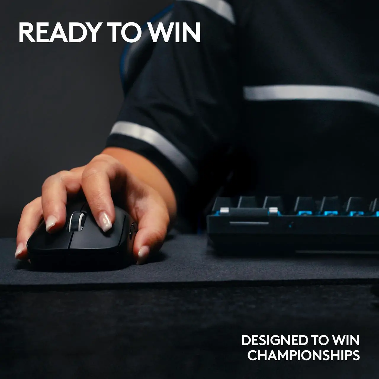 Alt view image 6 of 8 - Logitech G PRO X TKL Lightspeed Wireless Gaming Keyboard, Ultra-Portable Tenkeyless Design, LIGHTSYNC RGB, PBT keycaps, Tactile Switches (GX Brown) - White