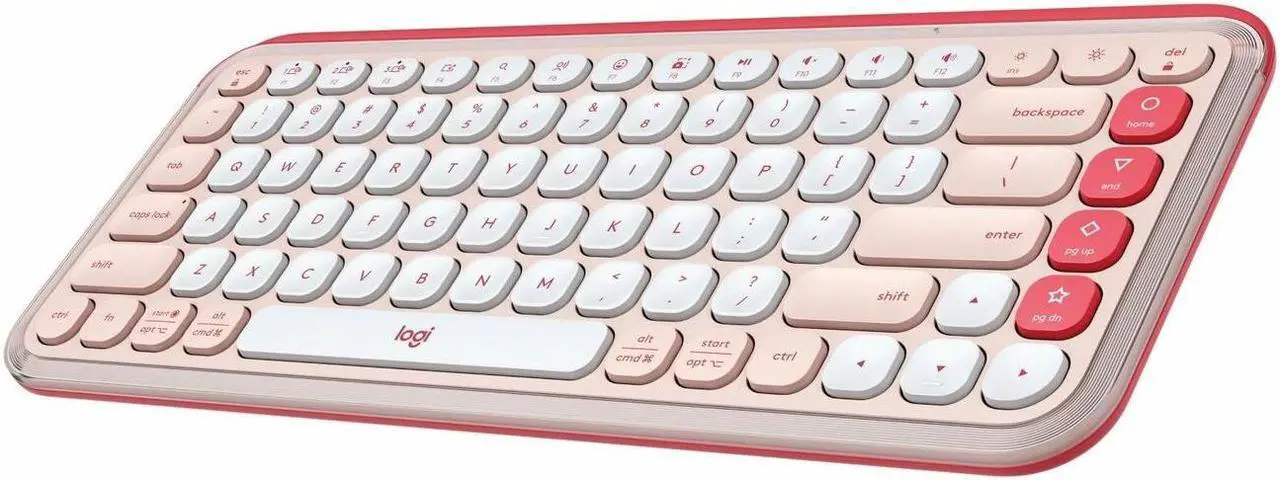 Main image of Logitech POP ICON KEYS Wireless Bluetooth Keyboard, Comfortable Typing, Programmable Keys, Easy-Switch Between up to 3 Devices, for Laptop, Tablet, PC