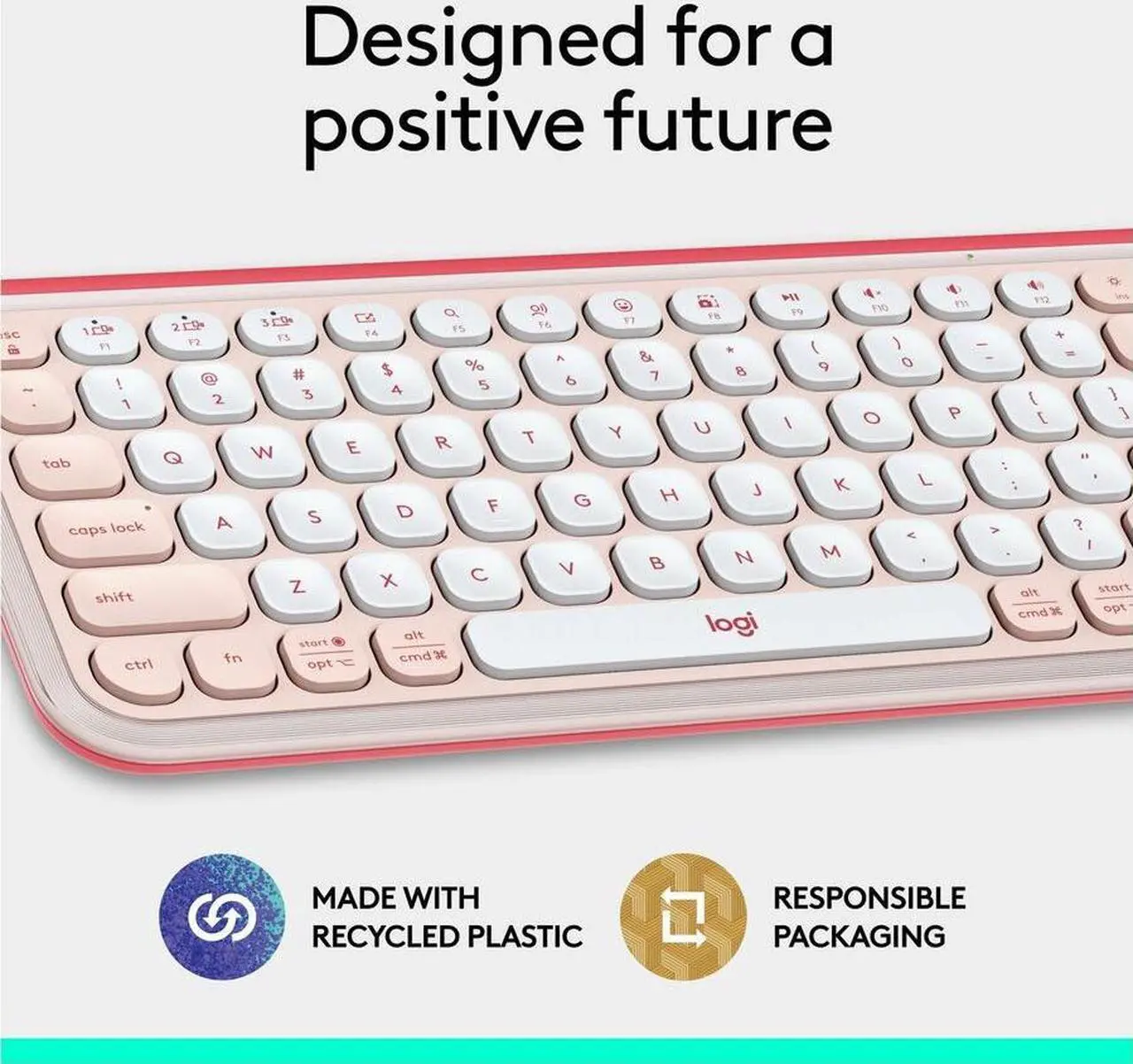 Alt view image 6 of 7 - Logitech POP ICON KEYS Wireless Bluetooth Keyboard, Comfortable Typing, Programmable Keys, Easy-Switch Between up to 3 Devices, for Laptop, Tablet, PC