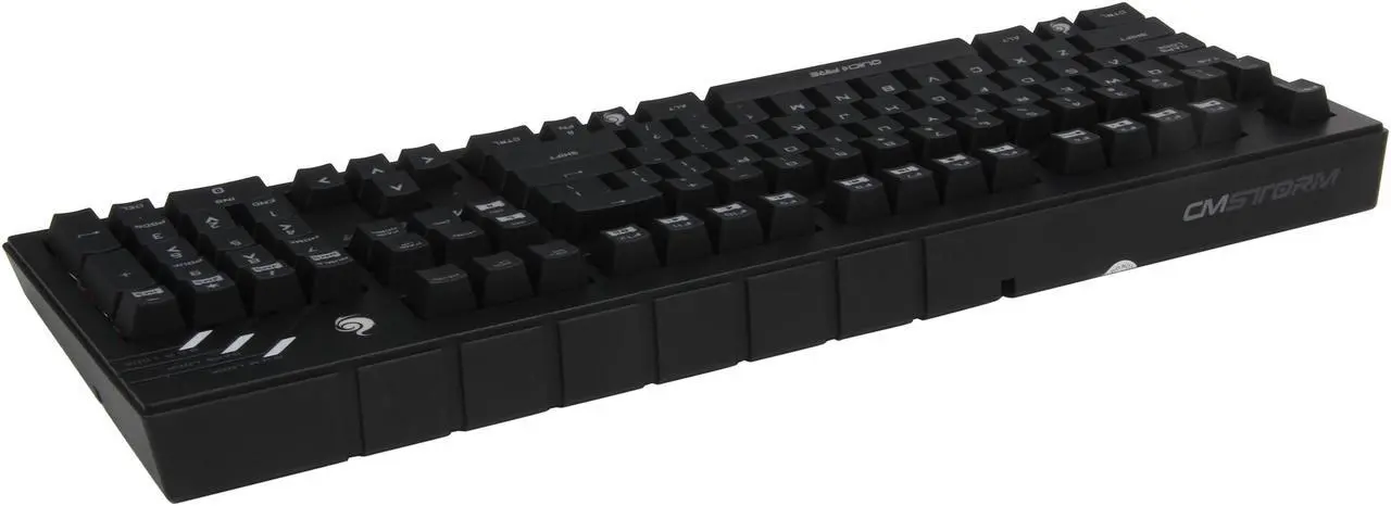 Alt view image 3 of 4 - Cooler Master CM Storm QuickFire Pro Mechanical Gaming Keyboard CherryMX Red Switch USB