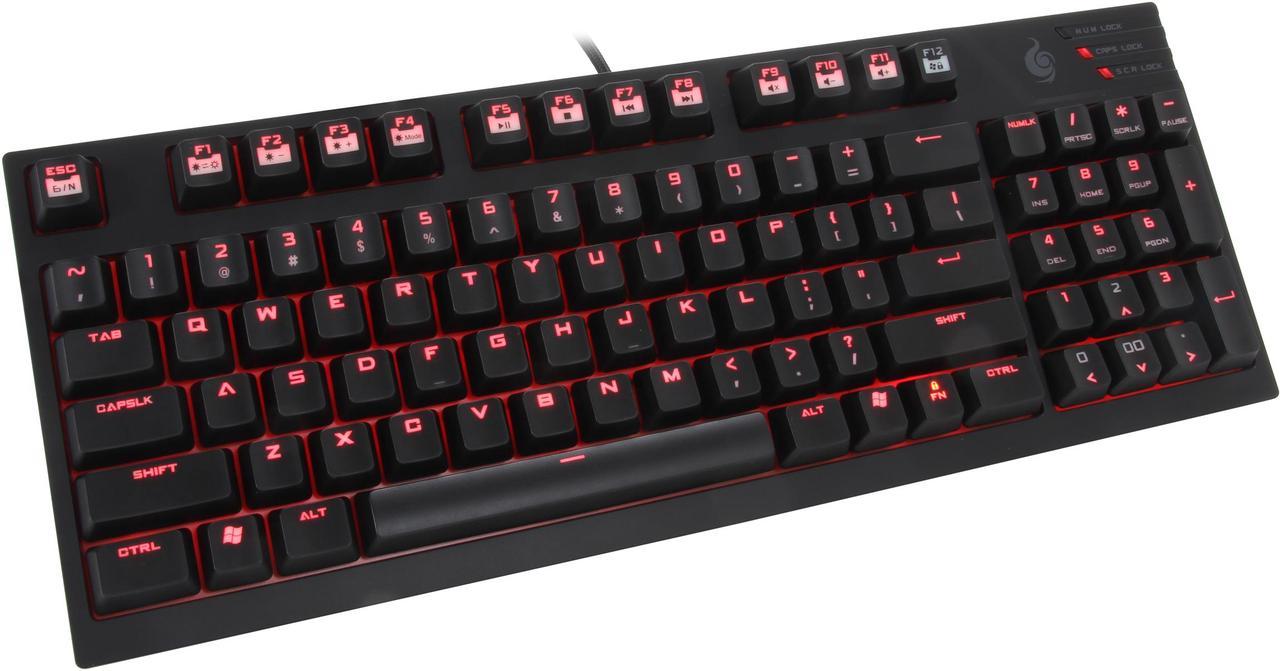 CM Storm QuickFire TK - Compact Mechanical Gaming Keyboard with CHERRY MX Red Switches and Fully Backlit