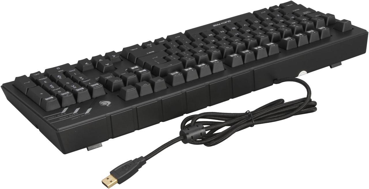 Alt view image 3 of 5 - CM Storm QuickFire Ultimate - Full Size Mechanical Gaming Keyboard with CHERRY MX Red Switches and Fully Red LED Backlit