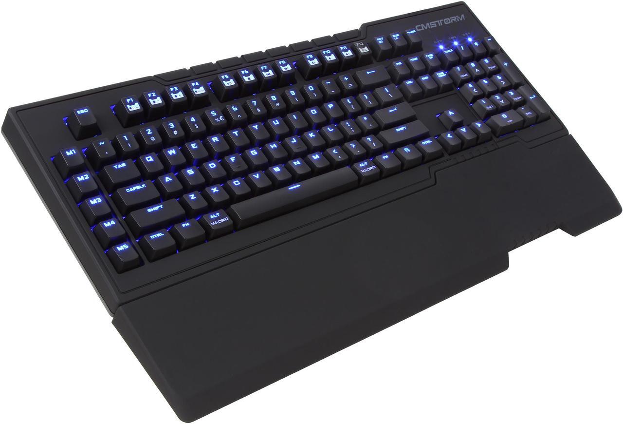Main image of CM Storm Trigger Z - Full Size Backlit Mechanical Gaming Keyboard with CHERRY MX Switches, Detachable Wrist Rest, and Dedicated Macro Keys (Blue LED/Blue Switch Model)