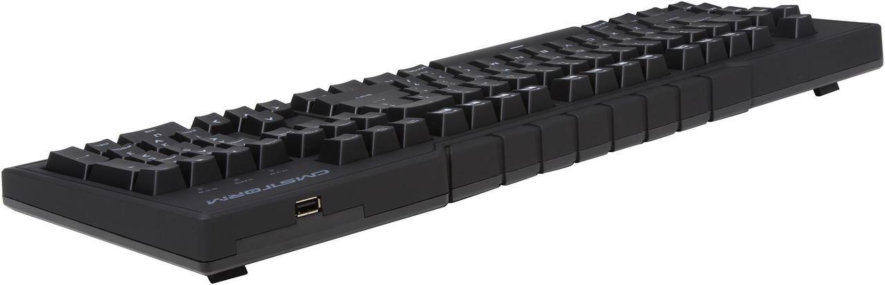 Alt view image 4 of 5 - CM Storm Trigger Z - Full Size Backlit Mechanical Gaming Keyboard with CHERRY MX Switches, Detachable Wrist Rest, and Dedicated Macro Keys (Blue LED/Blue Switch Model)