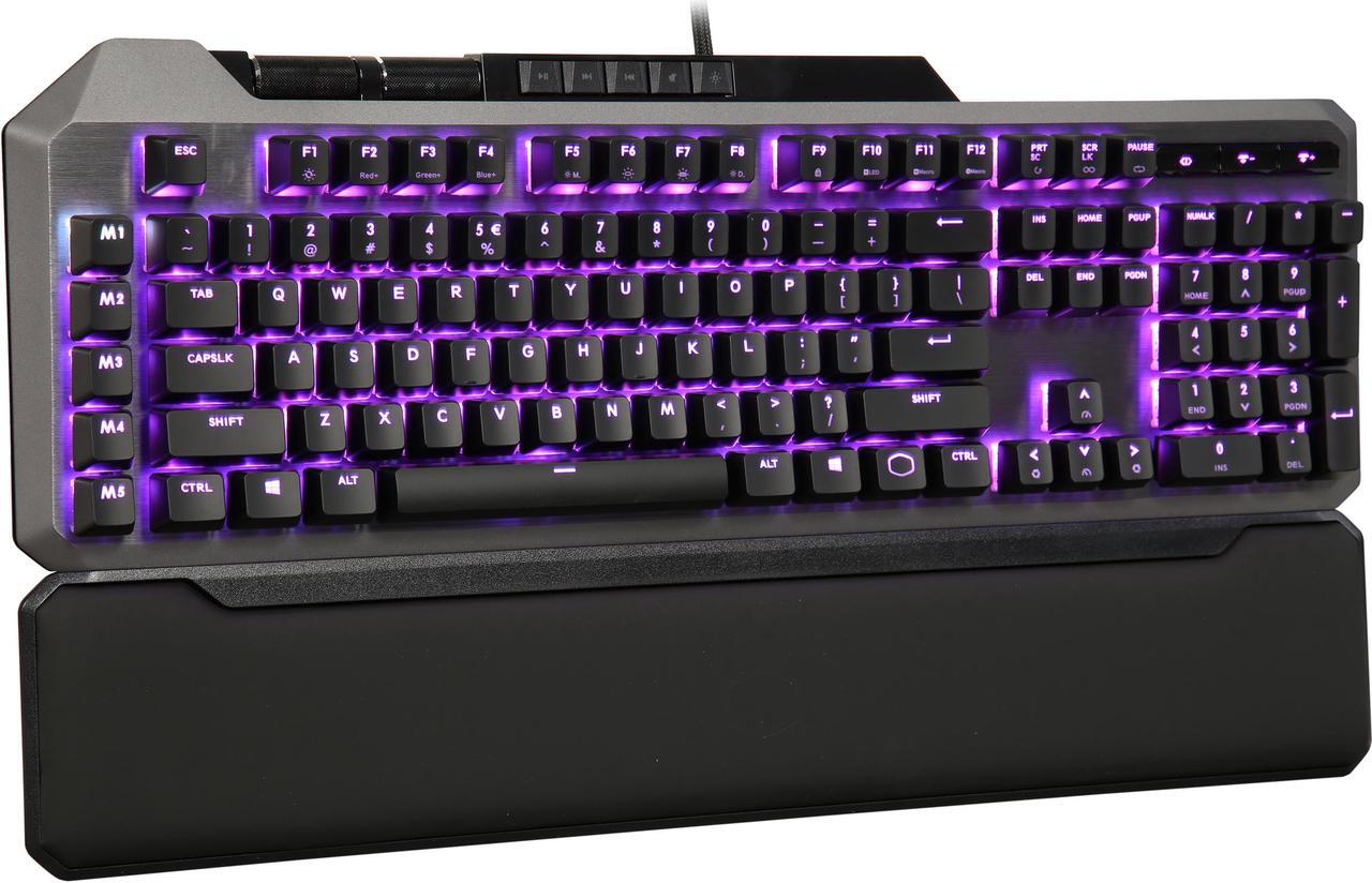 Main image of Cooler Master MK850 Gaming Mechanical Keyboard with Cherry MX Red Switches, Aimpad Technology, Precision Wheels, and RGB Illumination