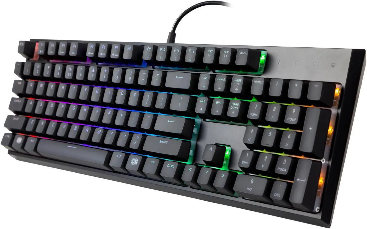 Alt view image 3 of 9 - Cooler Master MasterSet MS120 Gaming RGB Keyboard & Mouse, Clicky Mem-chanical Switches, Precision Pixart Sensor with Omron Mouse Switches & On-the-fly DPI settings