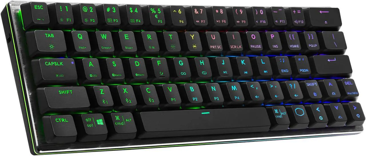 Main image of Cooler Master SK622 Wireless 60% Mechanical Keyboard with Low Profile Red Switches, New and Improved Keycaps, and Brushed Aluminum Design