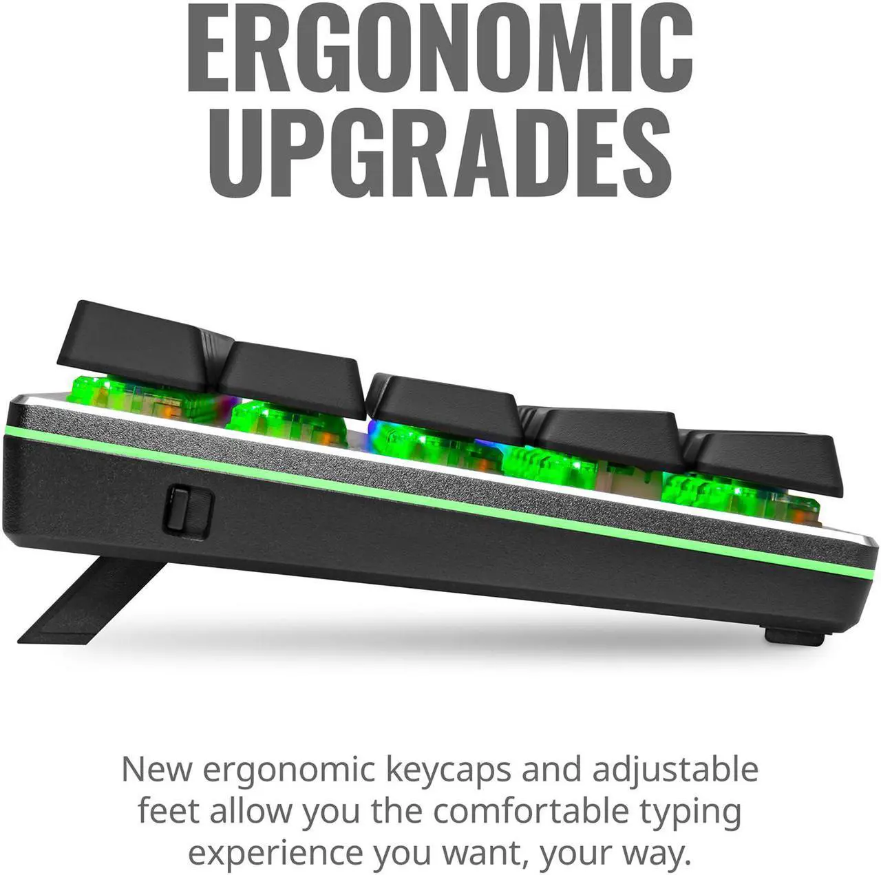 Alt view image 4 of 9 - Cooler Master SK622 Wireless 60% Mechanical Keyboard with Low Profile Red Switches, New and Improved Keycaps, and Brushed Aluminum Design