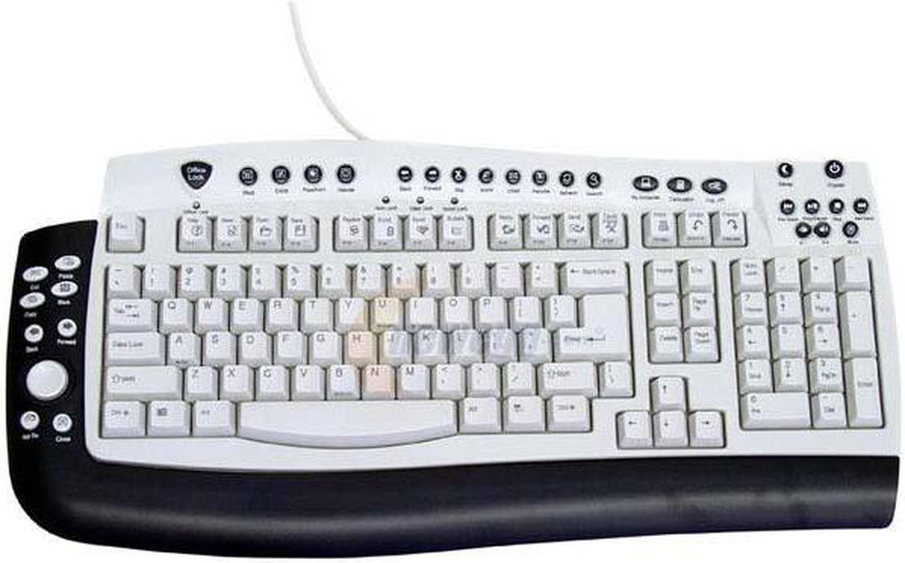 ORtek MCK-8000 POA 2-Tone Wired Keyboard - Newegg.com