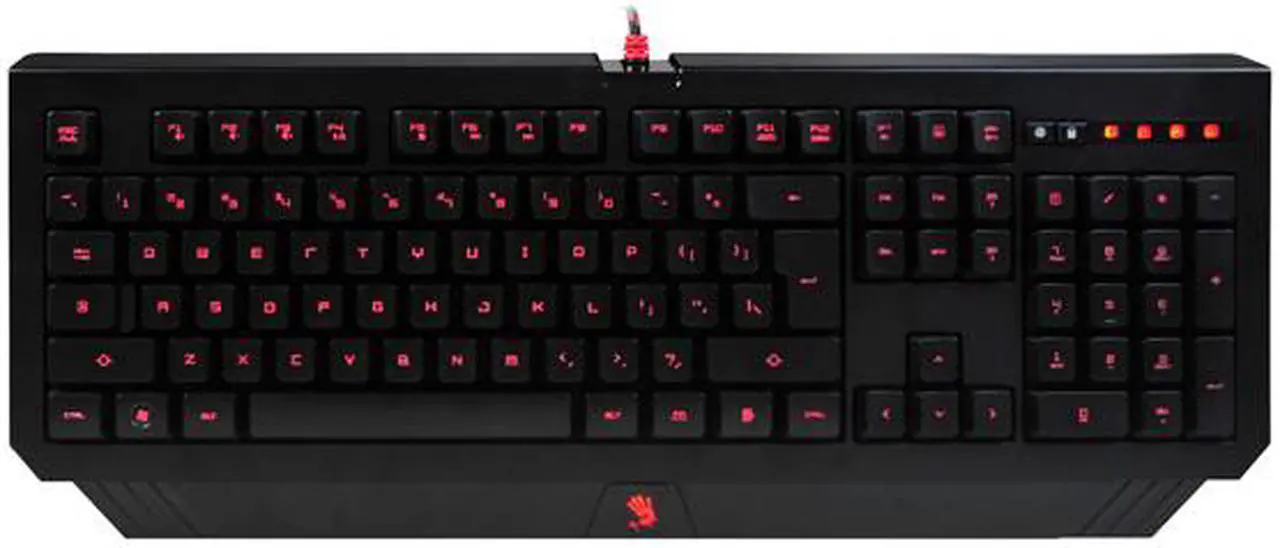 Alt view image 3 of 5 - A4Tech B-Series B120 Gaming Keyboard - Black