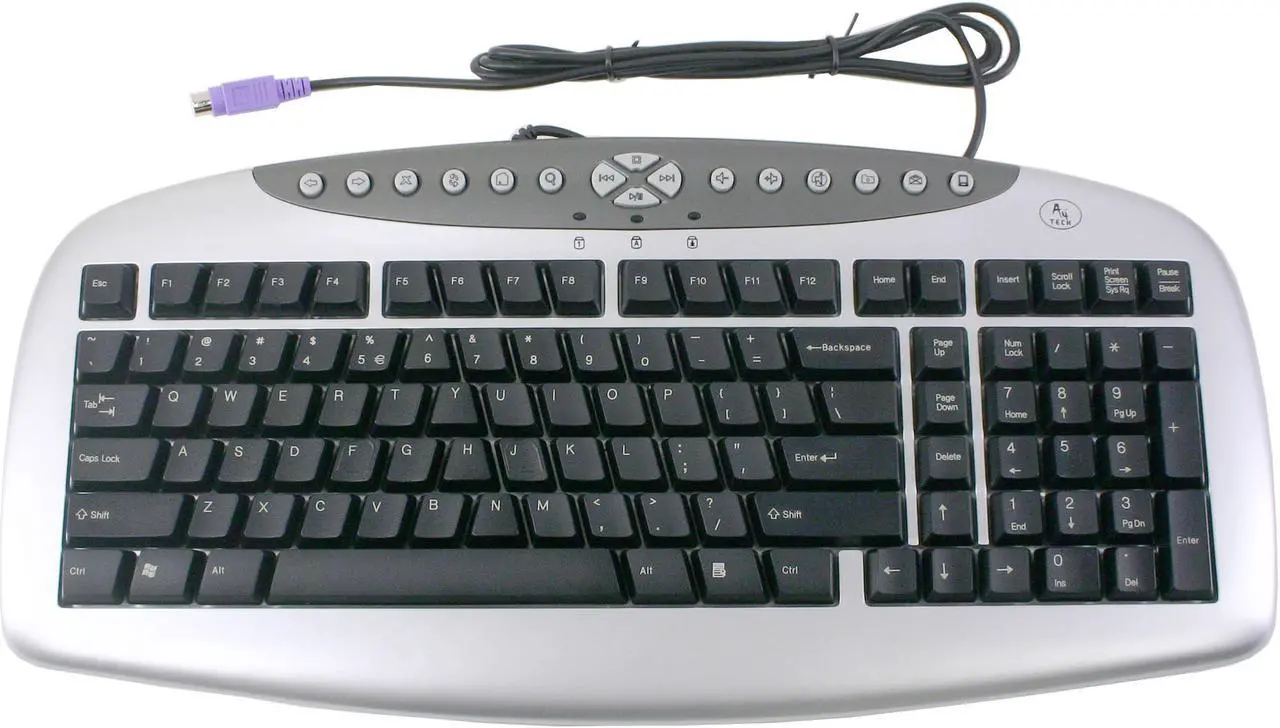 A4Tech KBS-21 2-Tone Wired Keyboard - Newegg.com