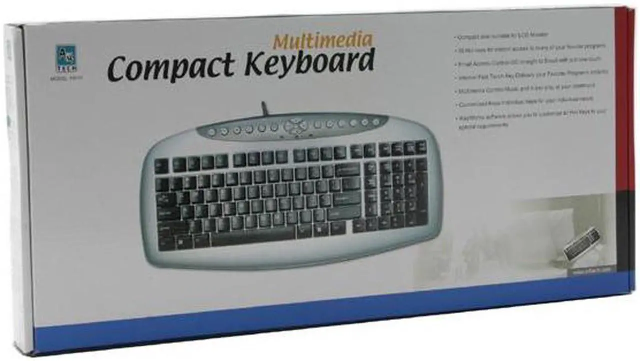 A4Tech KB-21 2-Tone Wired Keyboard - Newegg.com