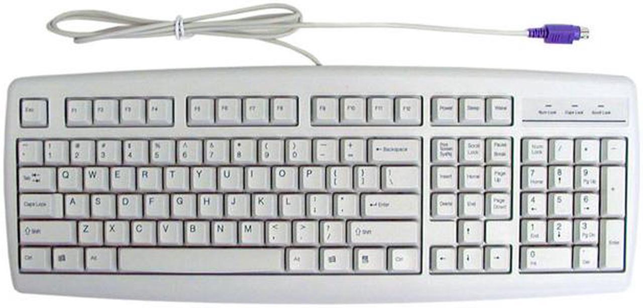 AOpen KB-858 Beige 107 Normal Keys PS/2 Wired Standard Keyboard