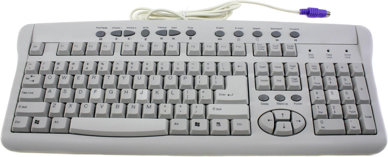 SpecResearch KB-558B/P Gray Wired Keyboard - Newegg.com