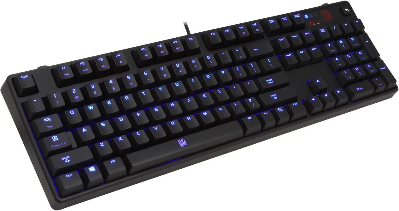 Main image of Thermaltake Tt eSports Poseidon Z Illuminated Mechanical Gaming Keyboard - Blue Switches