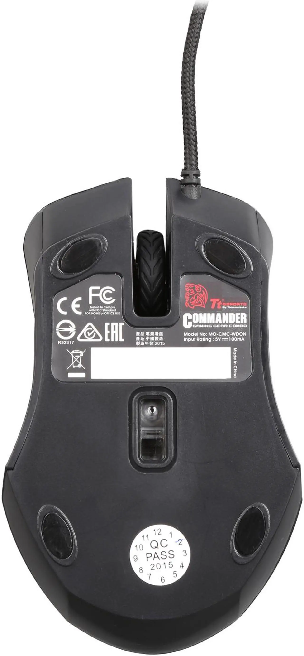 Alt view image 6 of 9 - Thermaltake Tt eSports Commander Gaming Keyboard and Mouse