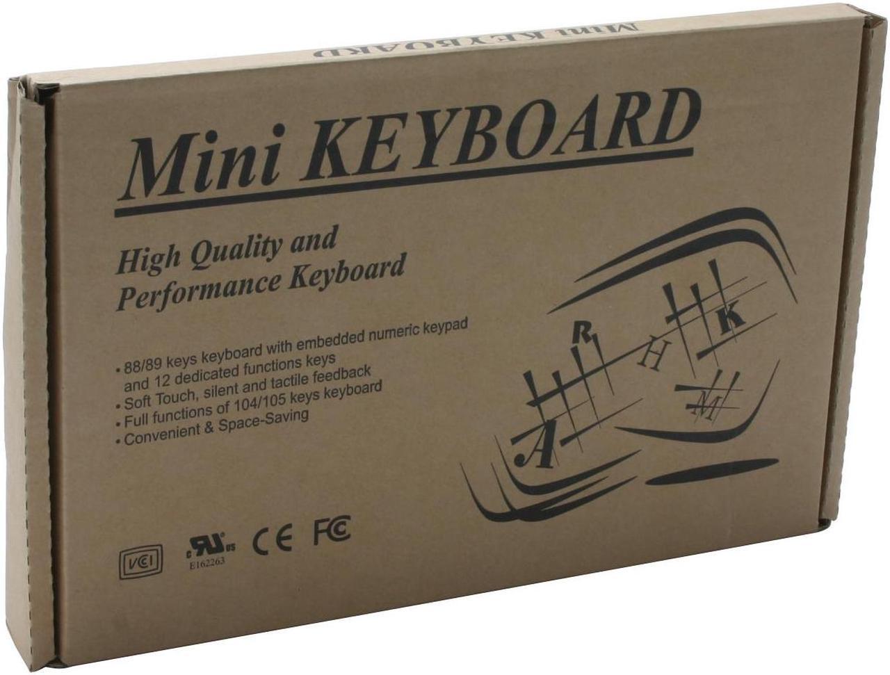 Alt view image 2 of 2 - Adesso ACK-595UB Mini USB Keyboard (Black)