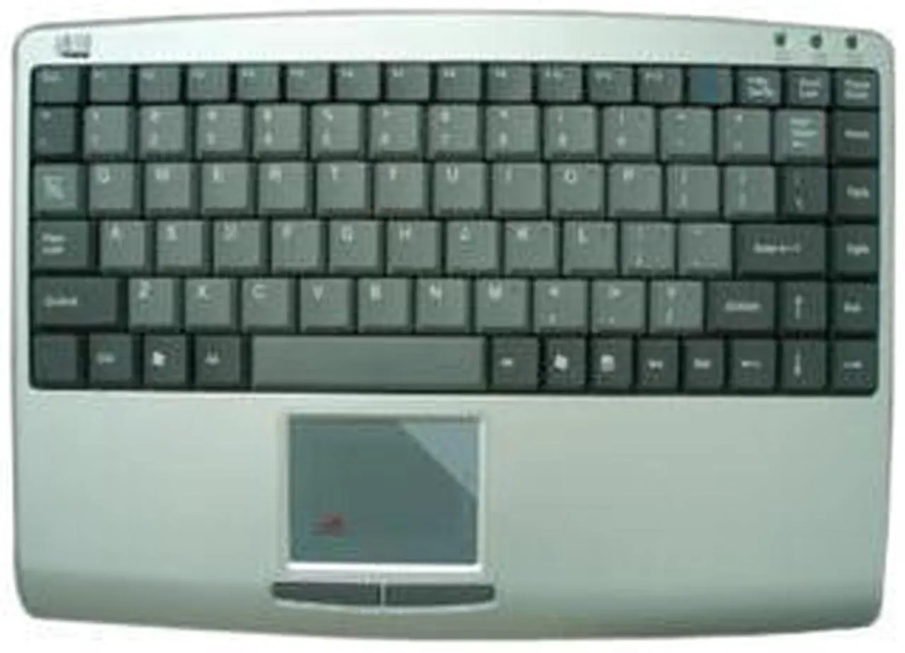 Main image of ADESSO AKB-410US 2-Tone 88 Normal Keys USB Mini Keyboard with built in TouchPad