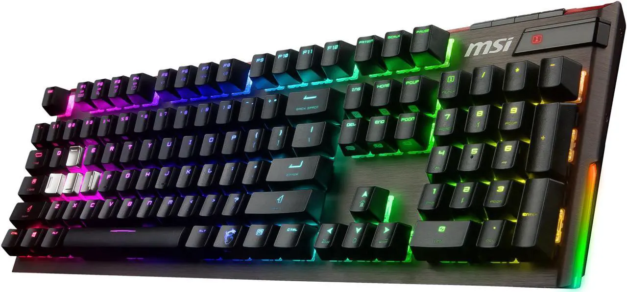 Alt view image 6 of 9 - MSI Vigor GK80 Wired Cherry MX RGB Red, RGB Gaming Keyboard