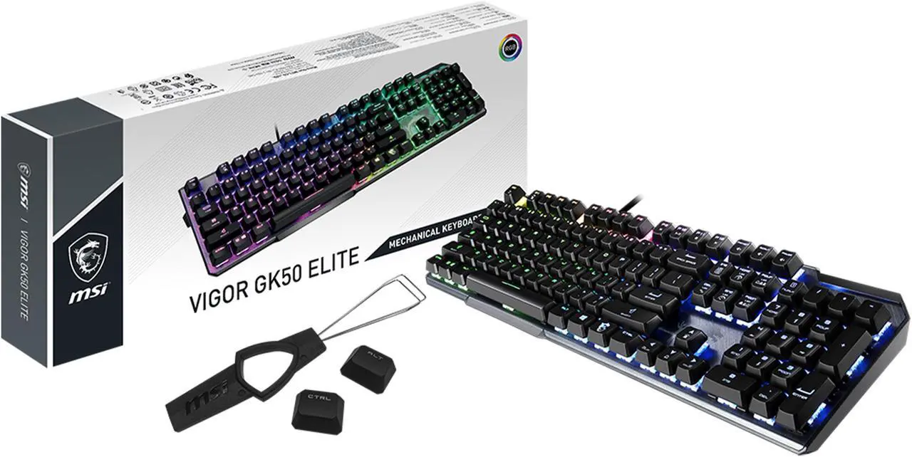 Main image of MSI VIGOR GK50 ELITE BOX WHITE Gaming Keyboard