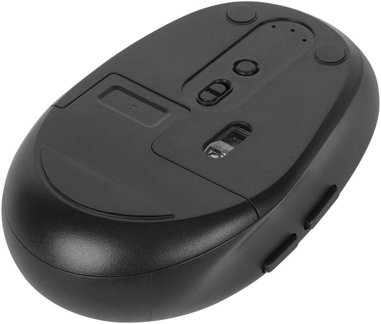 Alt view image 7 of 8 - Targus AKM619AMUS Keyboard & Mouse - Wireless Bluetooth 5.1 Keyboard - Black - Wireless Bluetooth Mouse - Optical - 2400 dpi - 2 Button - Scroll Wheel - Black - AAA - Compatible with PC, Mac