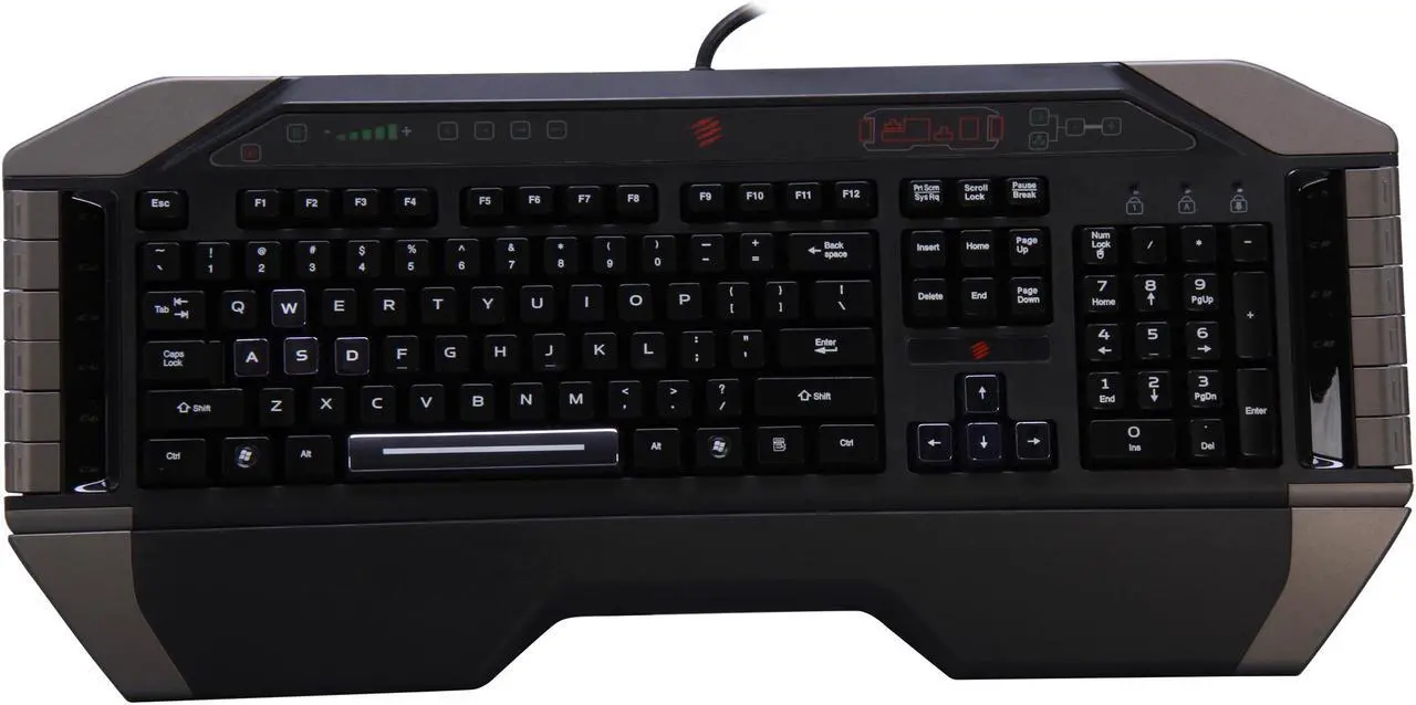 Alt view image 3 of 5 - Mad Catz MCB43107N0B2/04/1 V.7 Keyboard