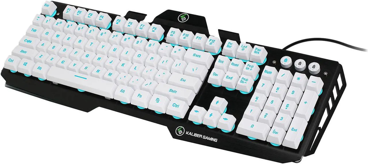 Alt view image 2 of 4 - IOGEAR GKMHKIT1E Kaliber Gaming Imperial White Edition Gamer Pack