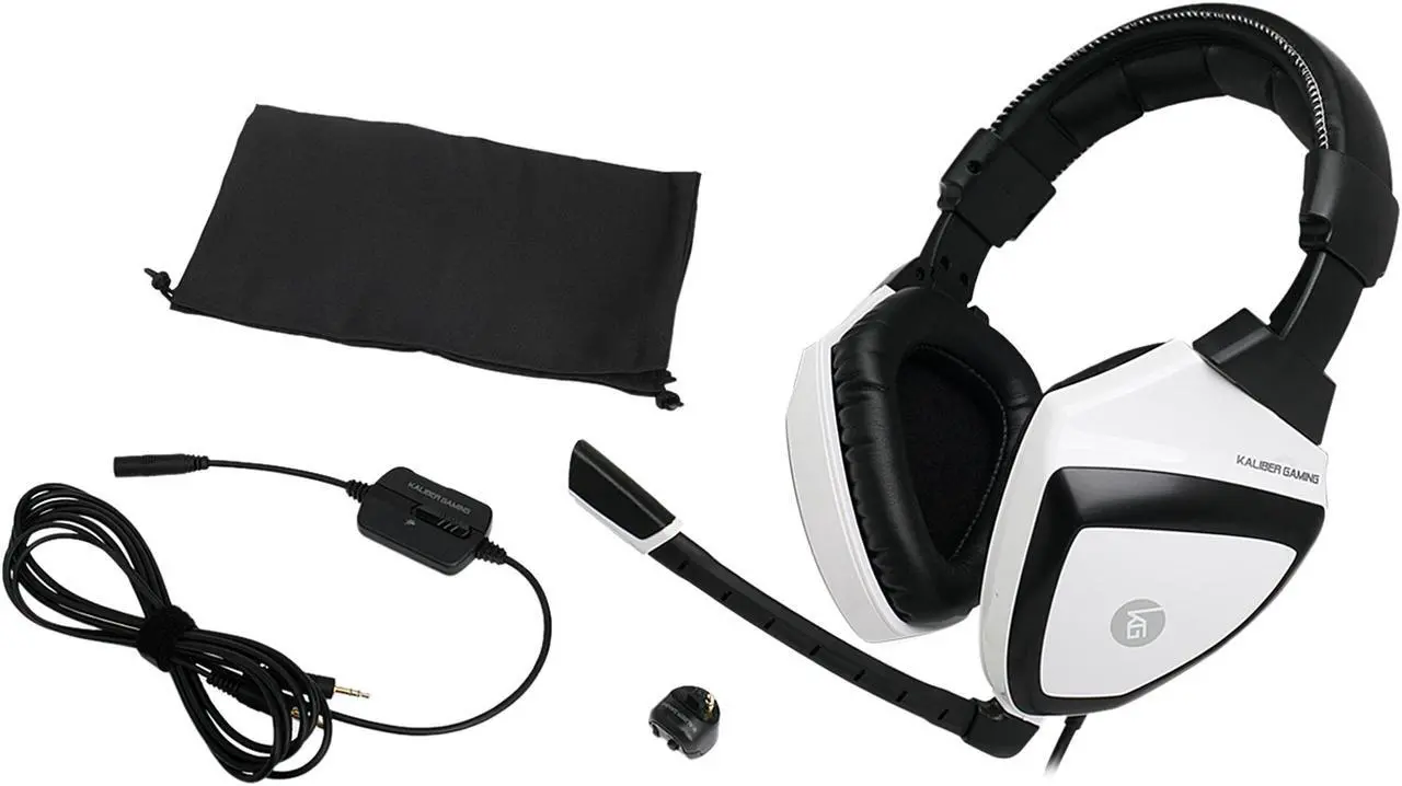 Alt view image 4 of 4 - IOGEAR GKMHKIT1E Kaliber Gaming Imperial White Edition Gamer Pack