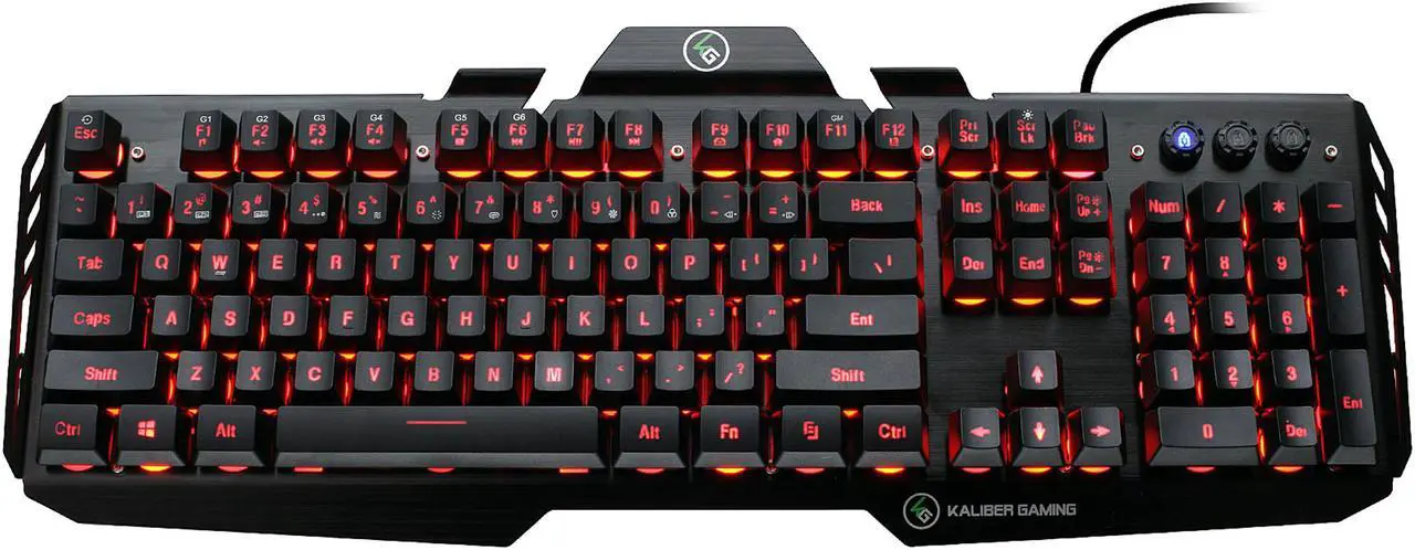 Alt view image 3 of 4 - IOGEAR GKB704D Kaliber Gaming HVER Gaming Keyboard with RGB