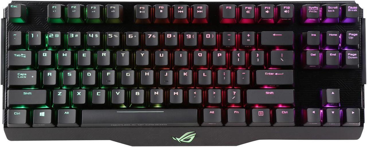 Alt view image 3 of 5 - ASUS ROG Claymore Core Aura RGB Cherry MX Red Mechanical Gaming Keyboard