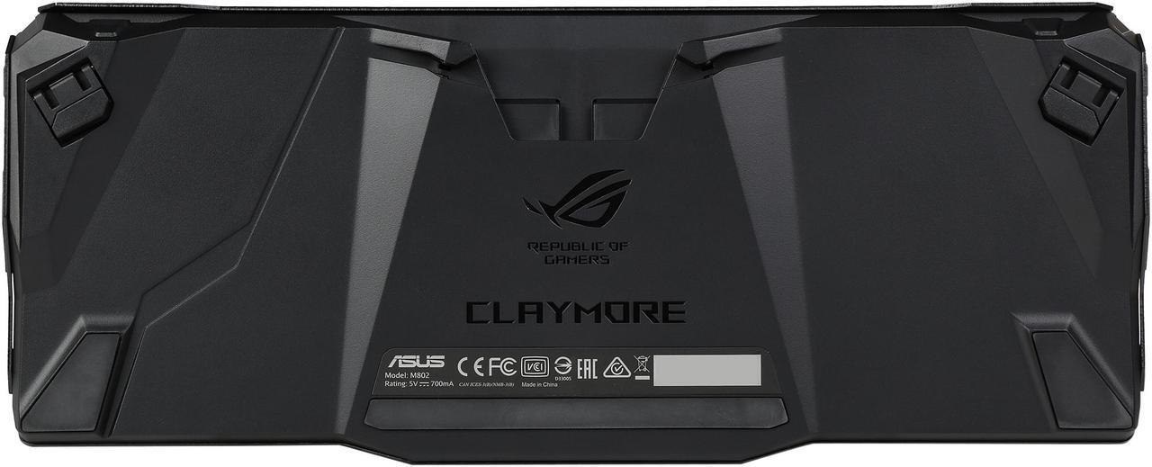 Alt view image 5 of 5 - ASUS ROG Claymore Core Aura RGB Cherry MX Red Mechanical Gaming Keyboard