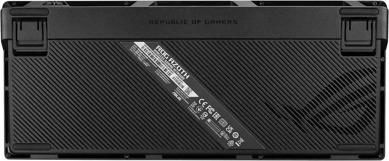 Alt view image 5 of 8 - ASUS ROG Azoth 75 Wireless DIY Custom Gaming Keyboard - OLED display, Hot-Swappable Pre-lubed ROG NX Storm Switches & Keyboard Stabilizers, PBT Keycaps, RGB