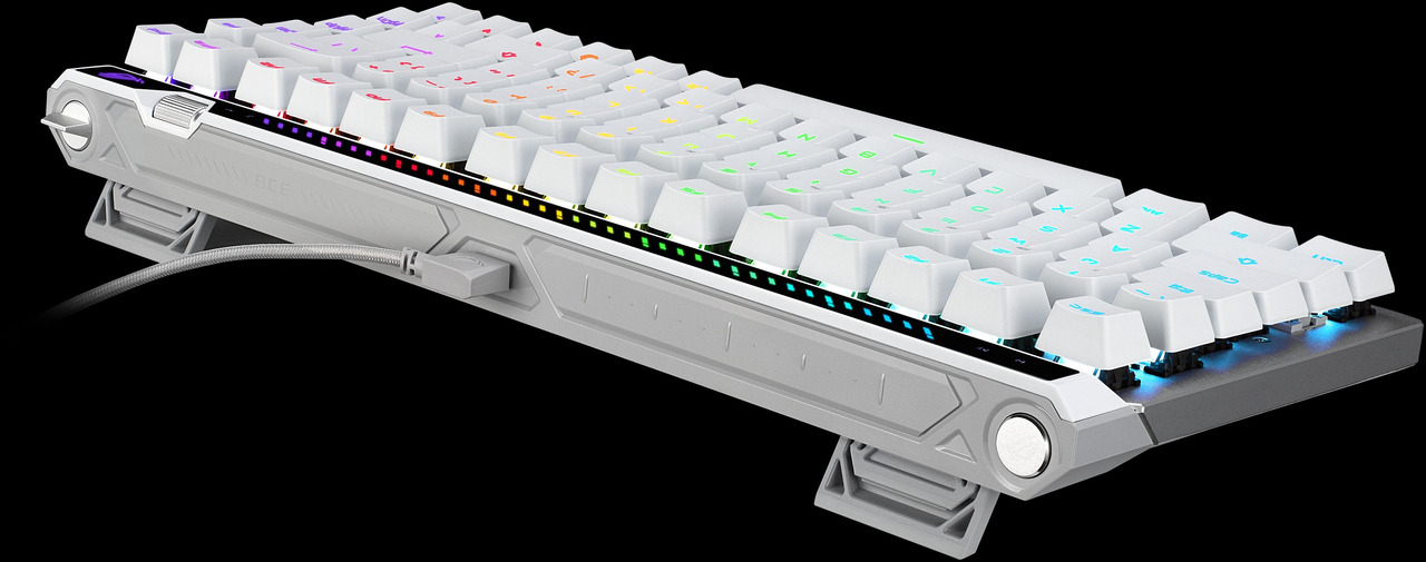 Open Box: ASUS ROG Falchion Ace 75 HE Wired Analog/Hall Effect Gaming Keyboard 75% TKL, USB, Hot Swappable HFX V2X Magnetic Switch, Rapid Trigger, 8KHz Polling, PBT Keycap, Carry Case, Web-based Config - White - Newegg.com - Open Box condition - Image 20