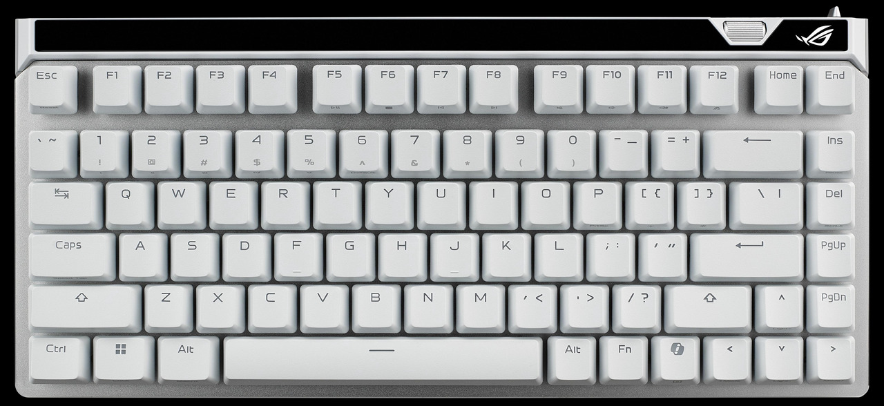 Open Box: ASUS ROG Falchion Ace 75 HE Wired Analog/Hall Effect Gaming Keyboard 75% TKL, USB, Hot Swappable HFX V2X Magnetic Switch, Rapid Trigger, 8KHz Polling, PBT Keycap, Carry Case, Web-based Config - White - Newegg.com - Open Box condition - Image 16