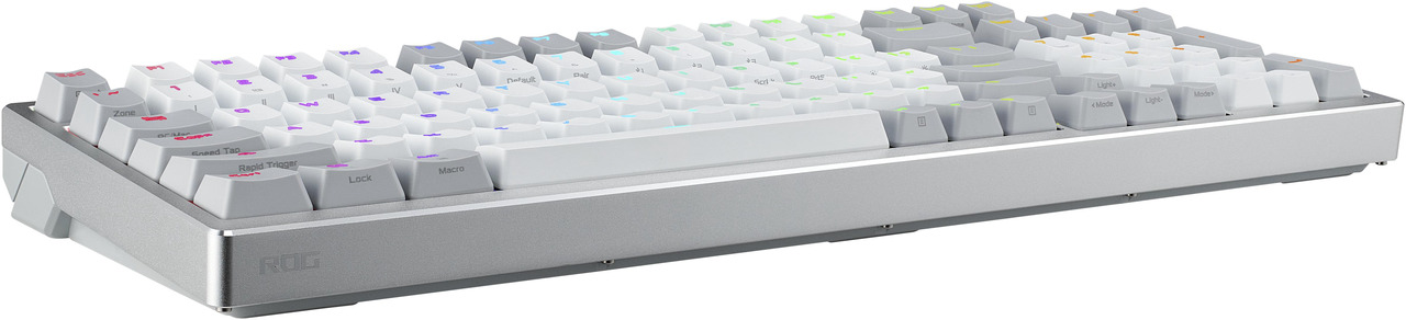 Open Box: ASUS ROG Azoth 96 HE Wireless Hall Effect Gaming Keyboard 96% Full-Size, Tri-Mode, Hot Swappable Magnetic Switch, Rapid Trigger, Speed Tap, 8K Hz Polling, Color OLED Screen, PBT Keycaps, White - Newegg.com - Open Box condition - Image 21