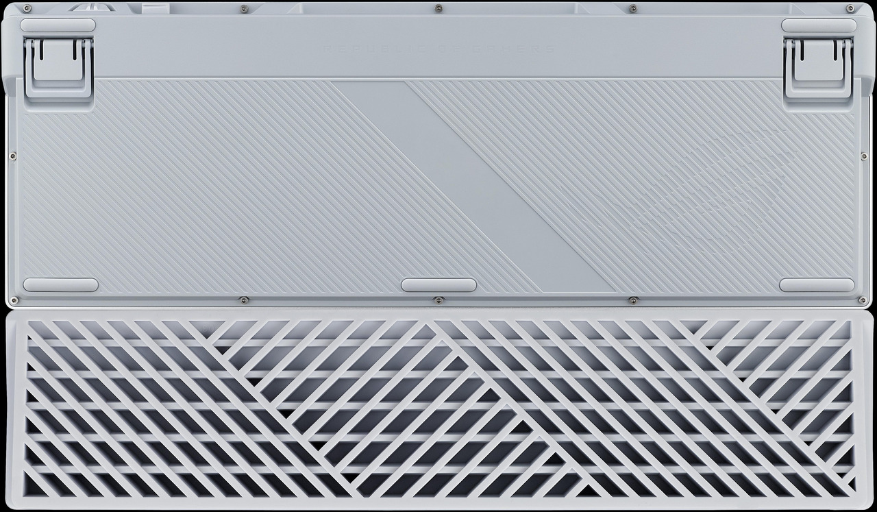 Open Box: ASUS ROG Azoth 96 HE Wireless Hall Effect Gaming Keyboard 96% Full-Size, Tri-Mode, Hot Swappable Magnetic Switch, Rapid Trigger, Speed Tap, 8K Hz Polling, Color OLED Screen, PBT Keycaps, White - Newegg.com - Open Box condition - Image 26