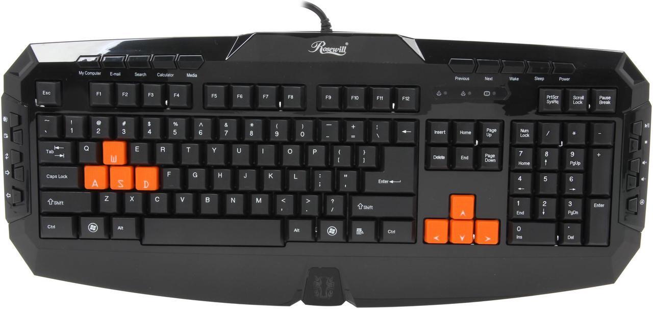 Alt view image 2 of 4 - Rosewill Gaming Keyboard RK-8100, Anti-Ghosting feature, Fully programmable keys, 10 profiles setting