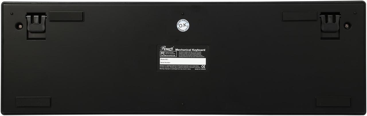 Alt view image 5 of 5 - Rosewill Mechanical Keyboard with Cherry MX Red Switches - Retail - RK-9000V2 RE