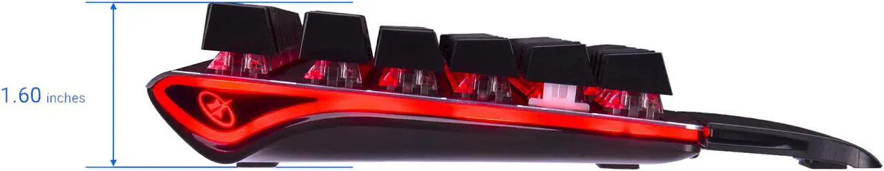 Alt view image 10 of 14 - Rosewill NEON K85 RGB Wired Mechanical Gaming Keyboard, Kailh Blue Switches, 10 RGB LED Backlight Effects with Additional Luminescence, 104 Keys, NKRO, Anti-Ghosting, Multimedia Control Keys