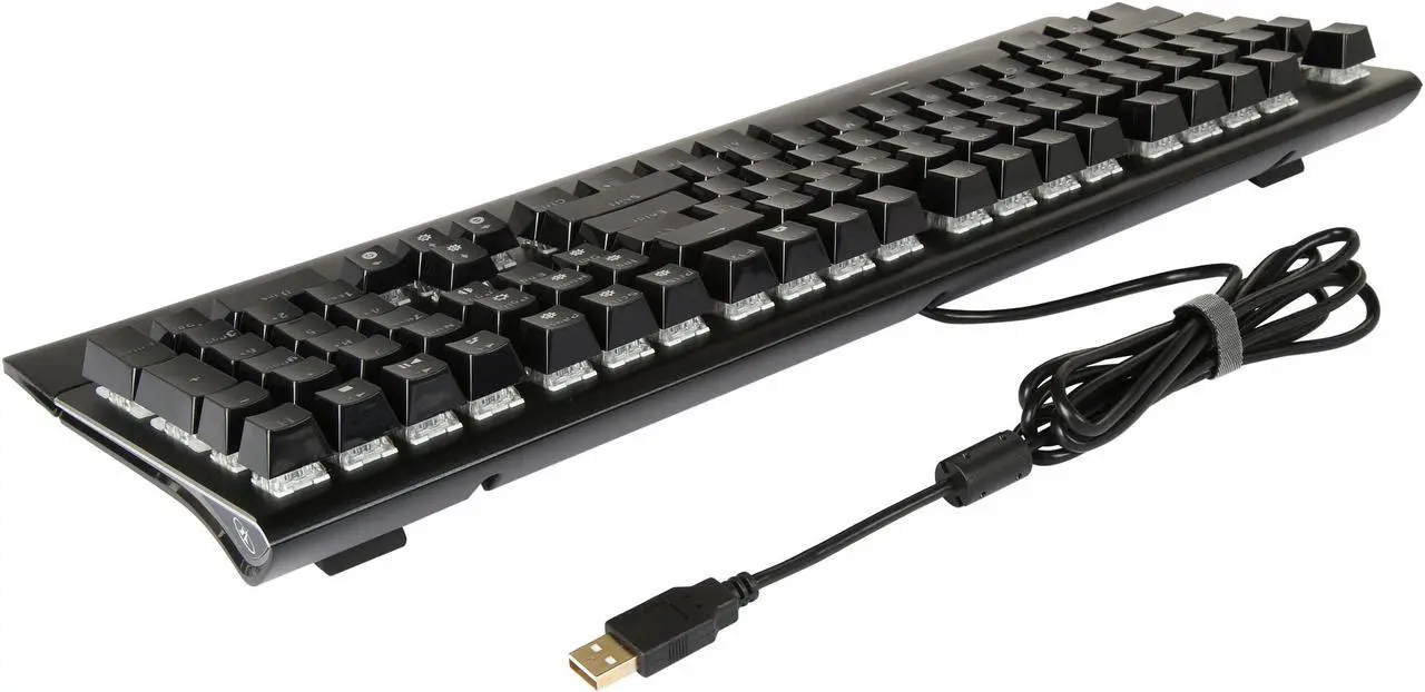 Alt view image 14 of 14 - Rosewill NEON K85 RGB Wired Mechanical Gaming Keyboard, Kailh Blue Switches, 10 RGB LED Backlight Effects with Additional Luminescence, 104 Keys, NKRO, Anti-Ghosting, Multimedia Control Keys