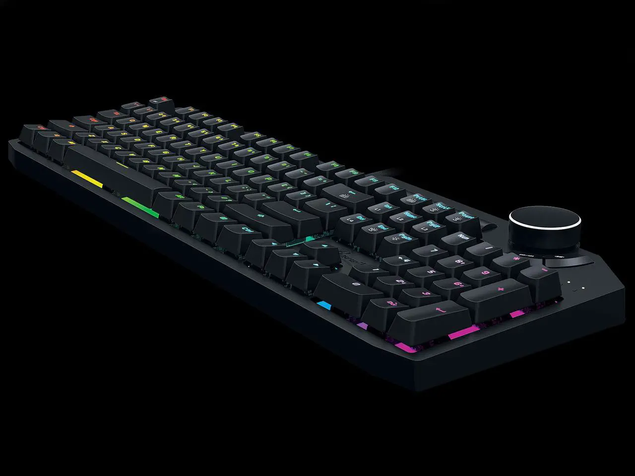 Alt view image 7 of 10 - Rosewill NEON K90 RGB Mechanical Gaming Keyboard, Kailh Blue Switches, 15 RGB LED Backlight Effects, NKRO, Anti-Ghosting, Multimedia Control Keys, Macro Hotkeys, USB Passthrough