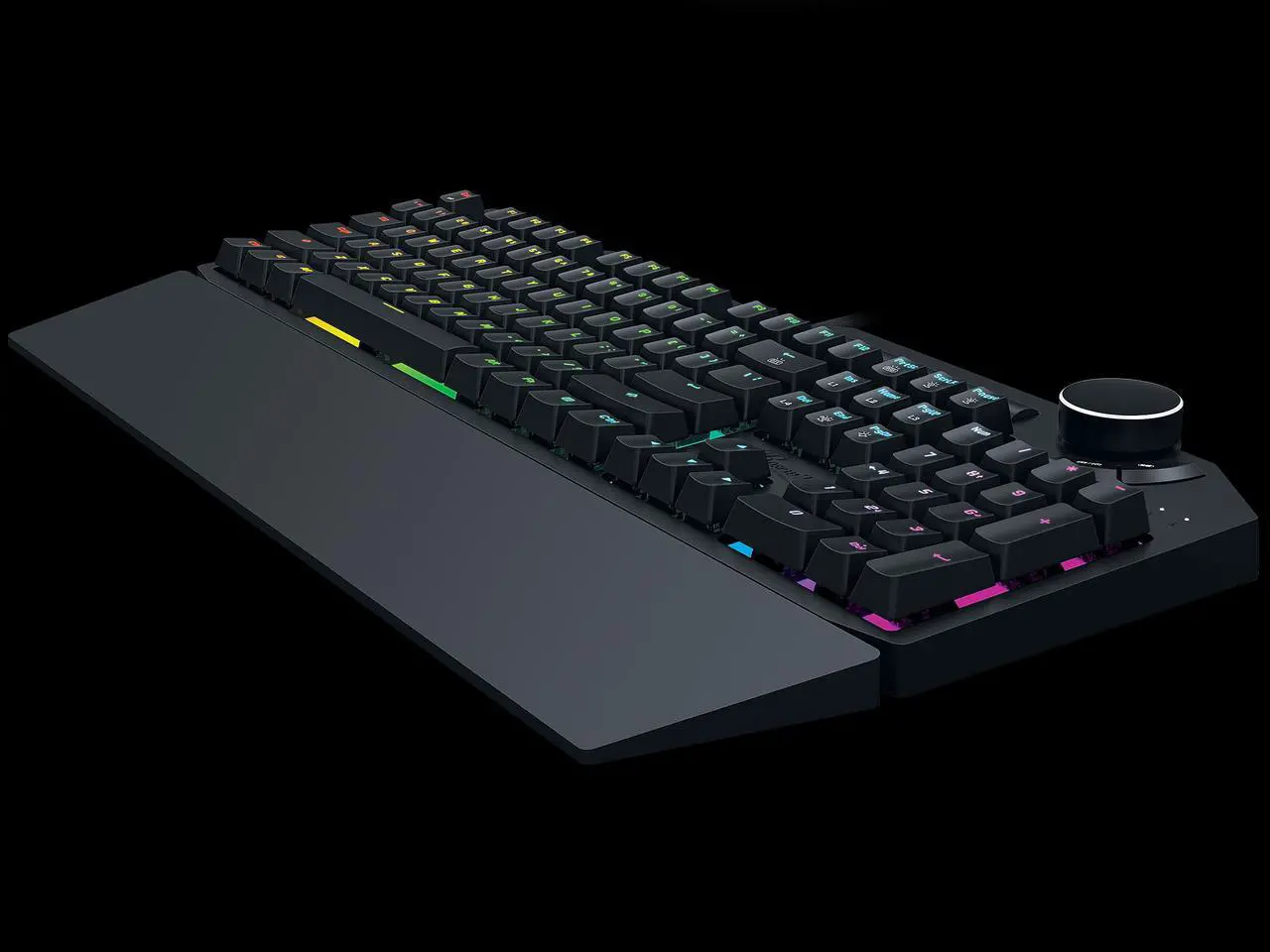 Alt view image 6 of 10 - Rosewill NEON K90 RGB Mechanical Gaming Keyboard, Kailh Blue Switches, 15 RGB LED Backlight Effects, NKRO, Anti-Ghosting, Multimedia Control Keys, Macro Hotkeys, USB Passthrough