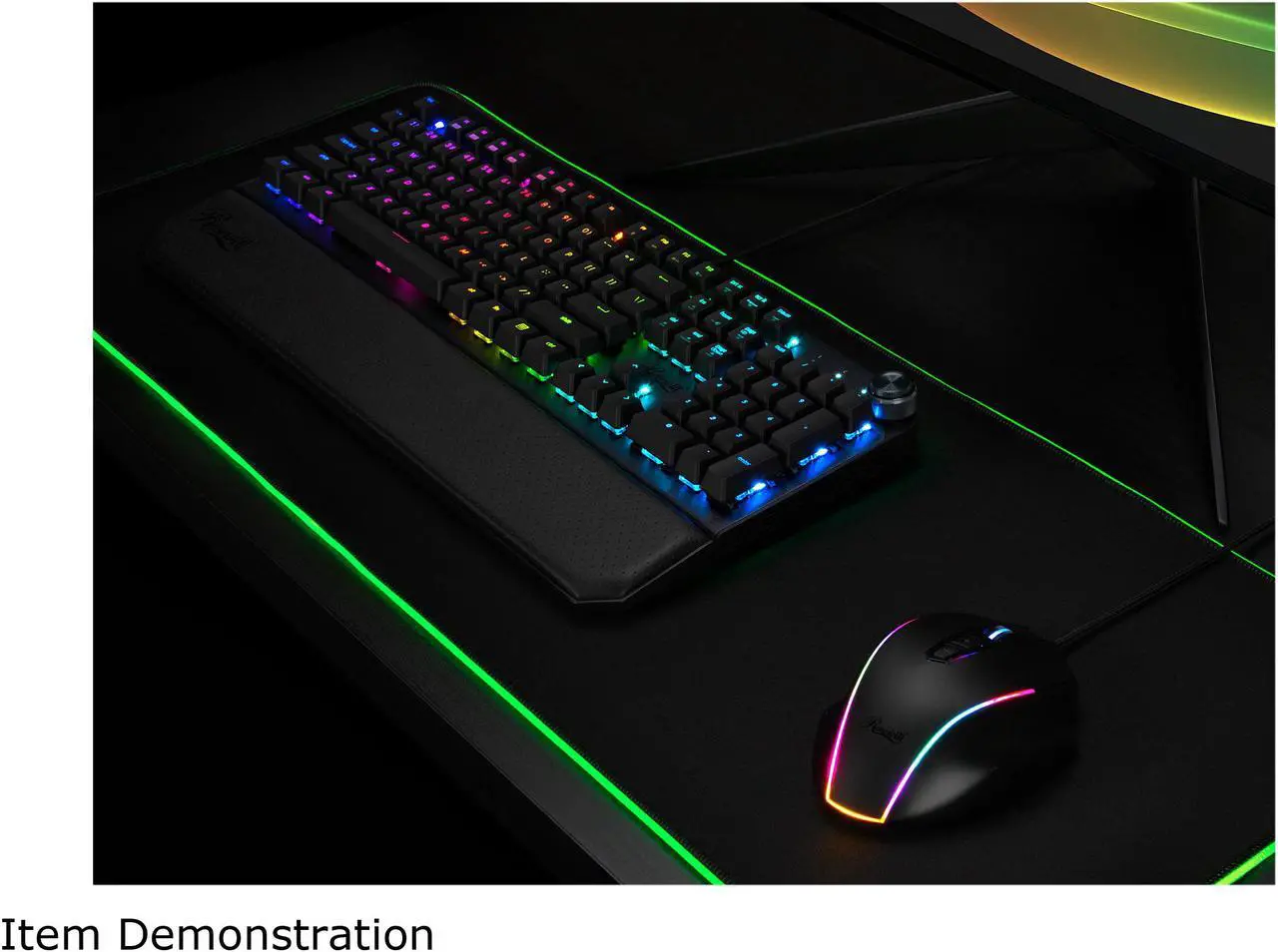 Alt view image 12 of 12 - Rosewill NEON K91 RGB BR Wired Mechanical Gaming Keyboard, Kailh Brown Switches, Underglow and 17 Backlit Modes, NKRO, Anti-Ghosting, Multimedia Control Keys, PBT Keycaps, Macro Keys