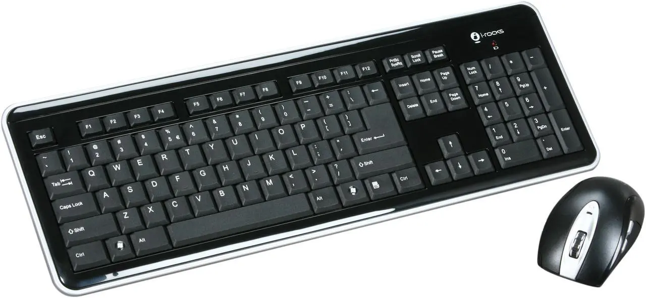Main image of i-rocks RF-6577L-BK Black USB RF Wireless Slim Keyboard